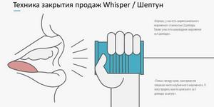 Метод закрытия продаж Whisper / Нашептывание